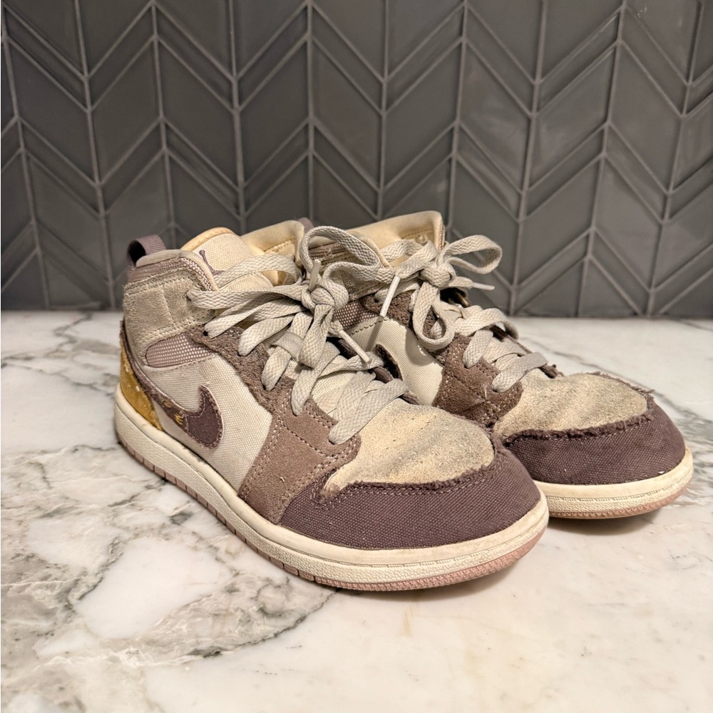 $25 ADD ON Nike Purple Air Jordans 2 Big Kids Adidas Crocs Shoes Sneakers Cream